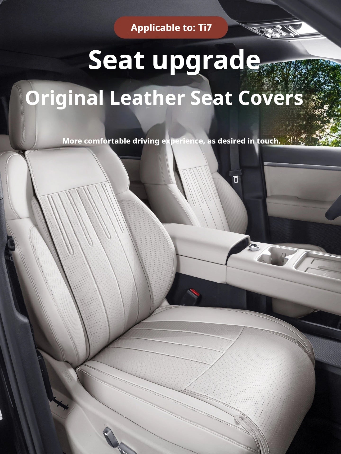 For BYD Ti7 Equation Leopard Titanium 7 Original Car Model All Inclusive Seat Cover All-season  Interior Modify Car Accessories