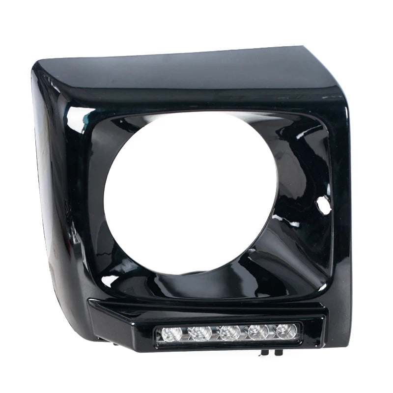 DRL LED Daytime running lights Fog Lamp Cover Black Frame For Mercedes Benz G500 G55 G63 W463 1990-2016 A4638840731 A4638840832