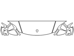 8.5mil TPU Precut PPF Kit For Porsche TAYCAN 2025-2026 - Hood, Fenders & Mirror Set - Self-Healing Clear Bra Film