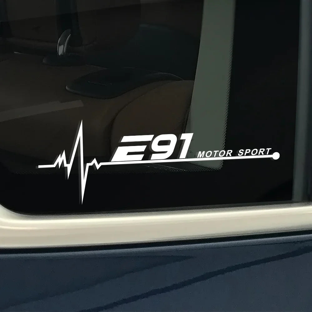 Car Side Window Sticker Auto Decor Film Decal Accessories for BMW E46 E90 E91 E60 E39 E36 E87 E92 E30 E34 E61 E62