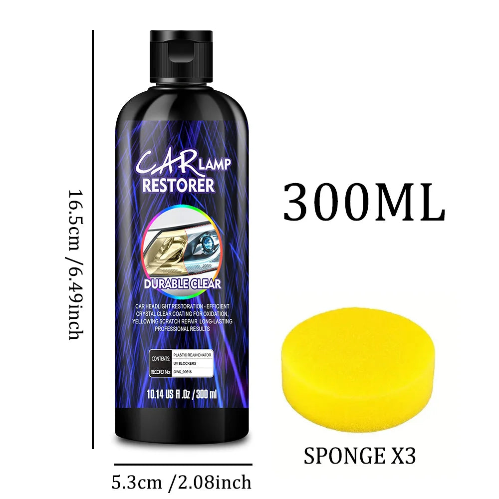 Motorcycle Car Headlight Restoration Polishing Headlamp Dashboard Scratch Remove Repair Cleaning Oxidation Headlight Polish
