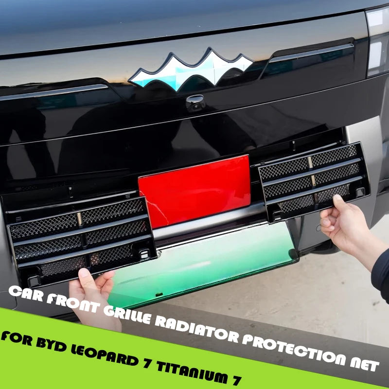Car Front Grille Radiator Protection Net Fit for BYD Leopard 7 Titanium 7 Modified Original Car High Air Volume Insect Screen