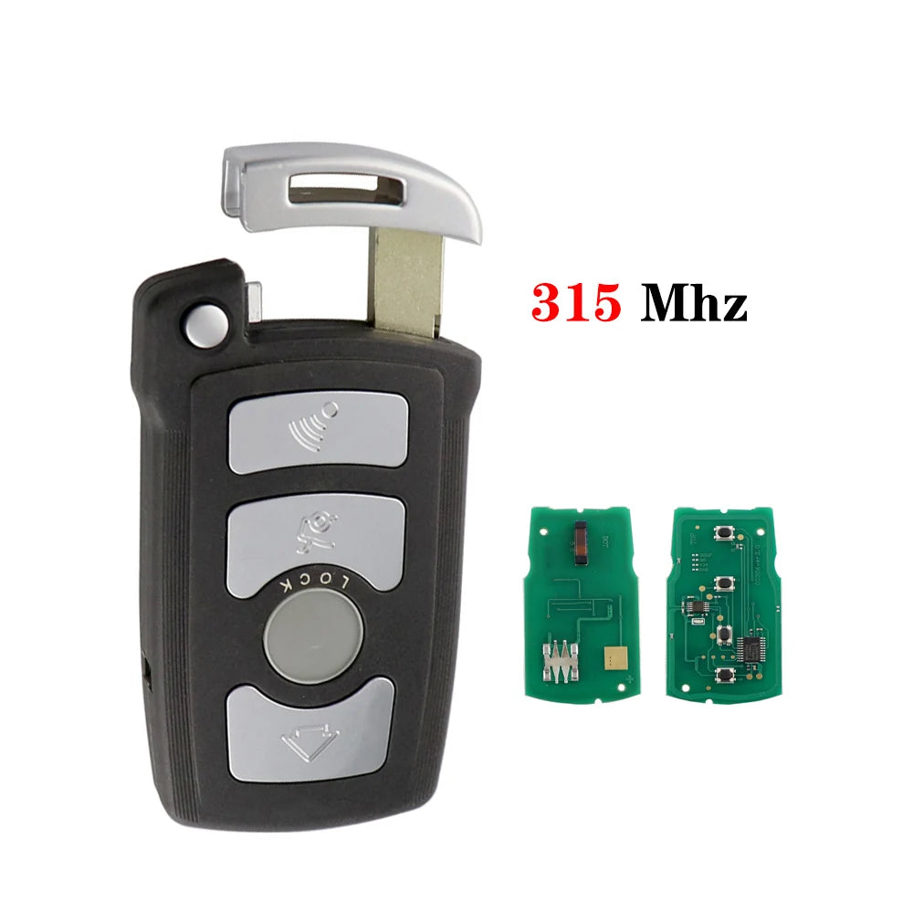 YIQIXIN 315/315LP/433/868Mhz Car Remote Key For BMW 7 Series 745i 750Li 760i E65 E66 CAS1 Series 4 Button ID46 PCF7944 Chip