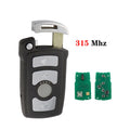 YIQIXIN 315/315LP/433/868Mhz Car Remote Key For BMW 7 Series 745i 750Li 760i E65 E66 CAS1 Series 4 Button ID46 PCF7944 Chip
