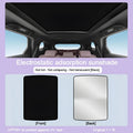 Sunroof Sunshade For Porsche Taycan 2025 Car Accessories 2019~2024 Auto Electrostatic Adsorption Roof Sun Shade Visor Cover Part