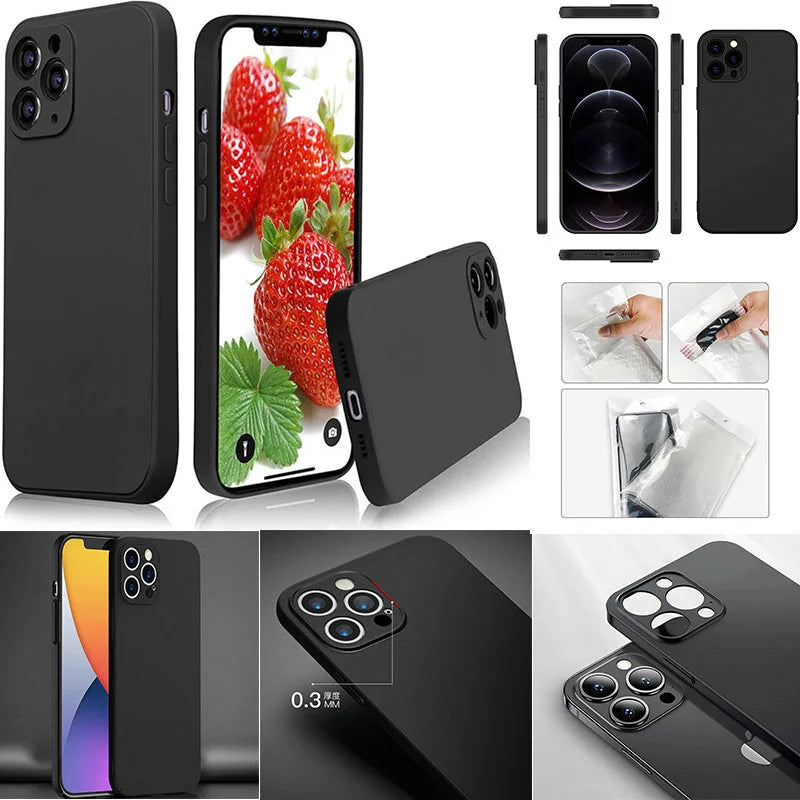Car M-Mercedes-Ben-z-Backs Phone Case For Iphone 17 16 15 14 13 12 11 Pro Max Plus Black Shell Cover Case