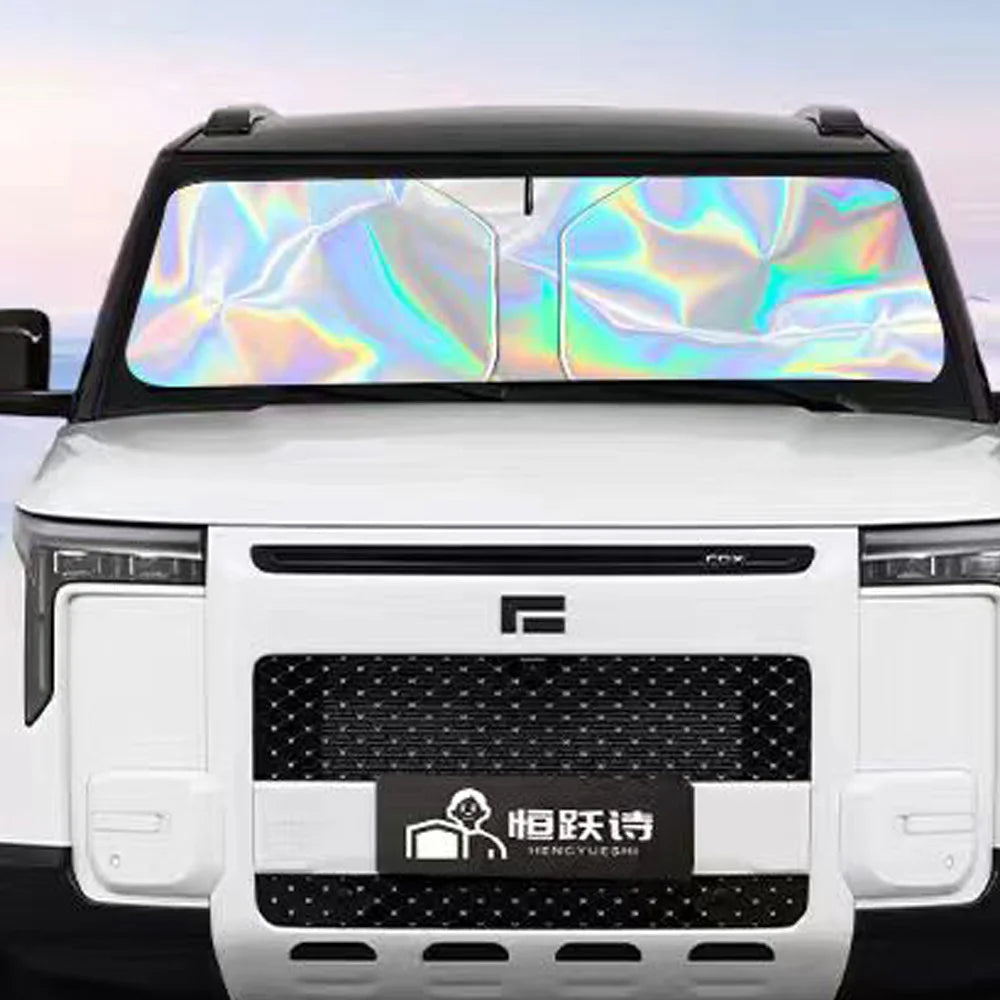 For Jishi Rox ADAMAS Automotive Front Sunshade Umbrella Curtain Cover Sunscreen and Thermal Insulation Front Windshield Shield