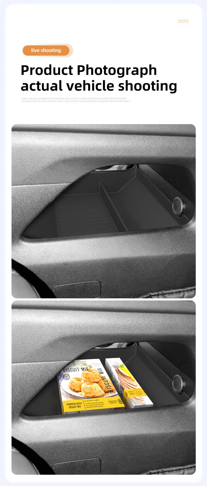 For Nissan Patrol Y63 for Armada 2025-2026 Non-Refrigerator Version Center Console Armrest Storage Box Organizer Car Accessories