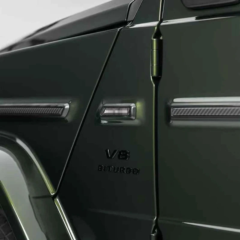 For Mercedes Benz G class w463 W464 side molding trim for G350 G400 G500 G55 G63 G65 G580 black carbon sliver side molding trim