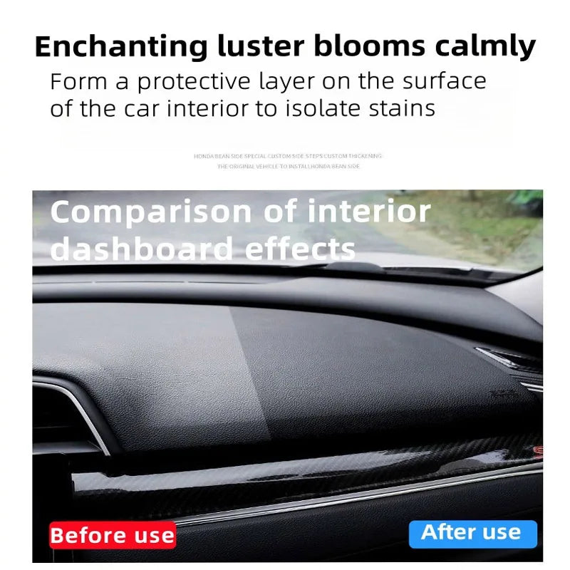 B1257 Car Interior Plastic Leather Scratch Repair Paste Auto Polishing Wax Repair Anti-Aging Paste Tires Seats Steering Wheel