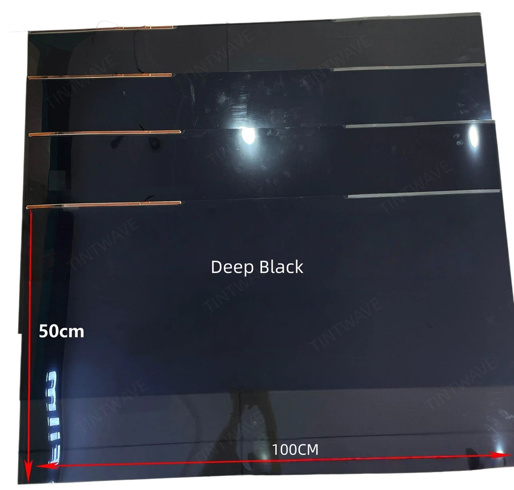 Deep Black Automotive Switchable Smart Tint Privacy Glass Dimming Car Tint With Remote Control