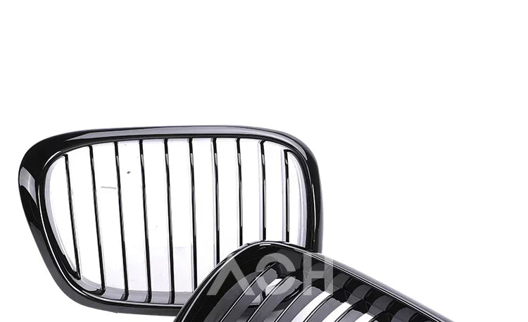 Front Bumper Lower Kidney Inside Grills Ventilation M Style Chrome Design Grille Facelift For BMW 5 Series E39 1997 -2003 LCI