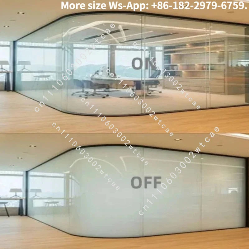 Hot Product PDLC Intelligent Smart PVC Film Modern Decorative Self-Adhesive Window Roll For Office Building Privacy Glass Foil