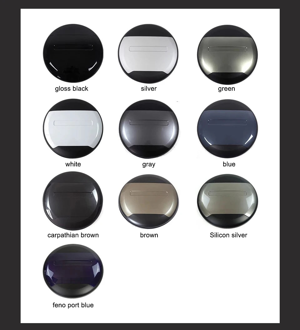 Spare Tire Cover Rear for Land Rover Defender 90 110 2020-2025 Trunk Spare Cover Wheel Cove Exterior Decoration Accessories