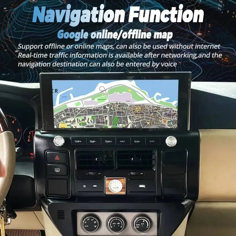 Car Video For Nissan Patrol V 5 Y61 2004 2005 2006 2007 - 2021 Multimedia Player Android 14 DSP Stereo Autoradio WIFI Head Unit