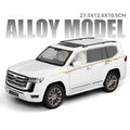 Over Size 1/18 Toyota Land Cruiser LC300 ZX Alloy Car Model Diecasts Metal Off-road Vehicles Car Model Sound Light Kids Toy Gift