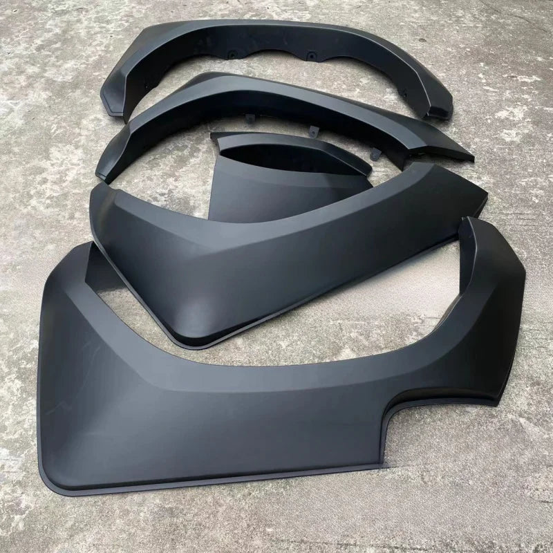 For Toyota Hilux Rocco 2021 Model Car Modification, Original Car Widened Wheel Arches In Black