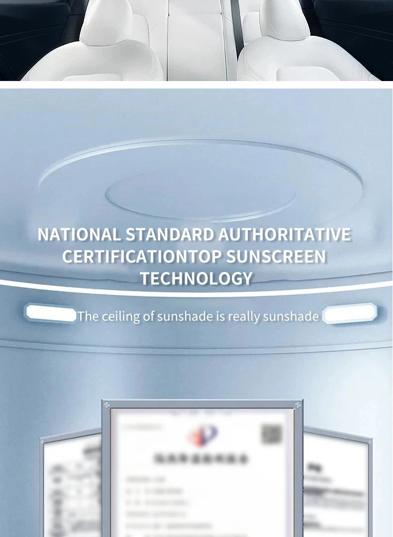 For Porsche Taycan 2019-2025 Car Ice Crystal Sunroof Sunshade Skylight Roof Heat Insulation Shading Interior Auto Accessory