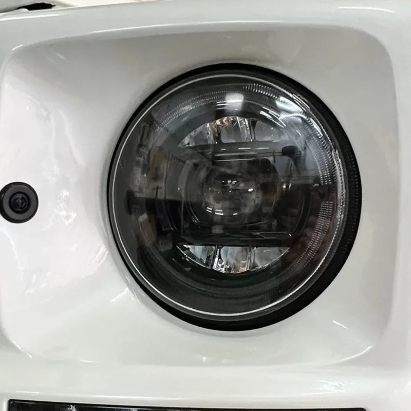 For Mercedes-Benz G-Class W463 G500, G63, G350, G65, G55 Modified With Geometric Headlights, Blackened Old Model Upgraded To New