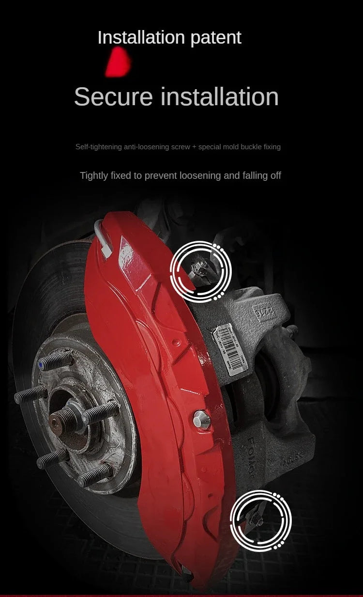 For Audi Car Brake Caliper Cover Aluminum Front Rear Fit RS SQ A1 A2 A3 A4 A5 A6 A7 A8 Q1 Q2 Q3 Q4 Q5 Q6 Q7 Q8 2009-2026