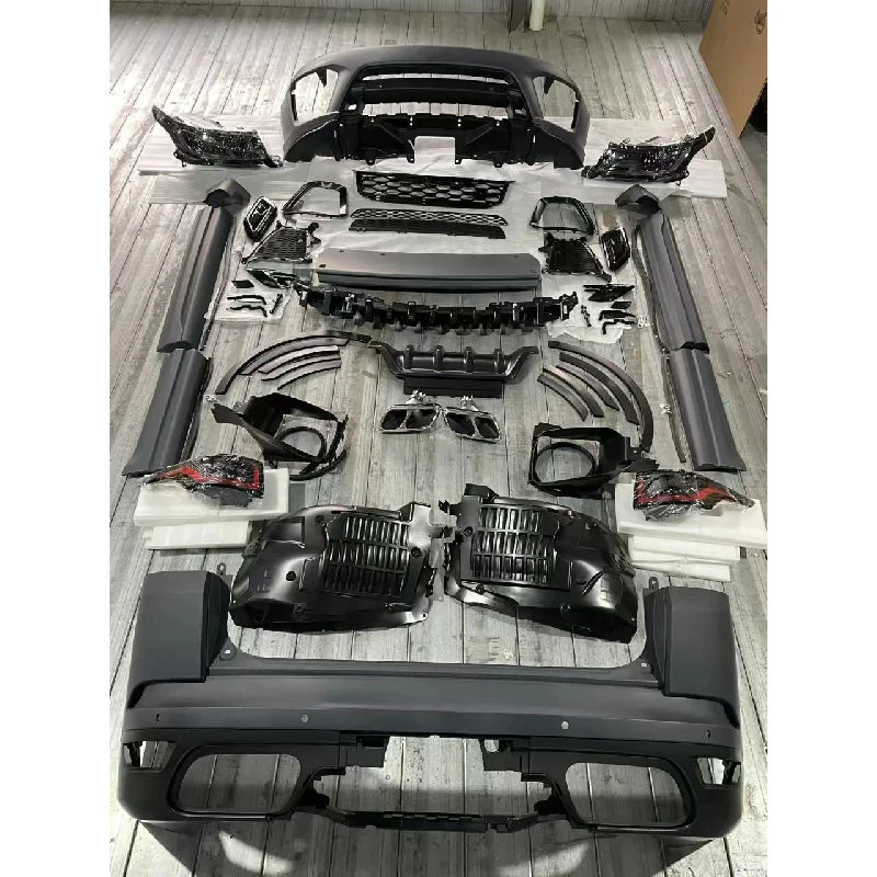 Hot Sale Upgrade Convert SVR Model Body Kit Facelift Big Surround Land  Range Rover Sport L494 2014-2017 up to 2018-2022