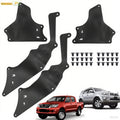 4PCS Front Splash Shields 53885-0K020 53735-0K020 for Toyota Hilux Fortuner KUN25 2004-2015, Fender Liner Apron Guard Kit