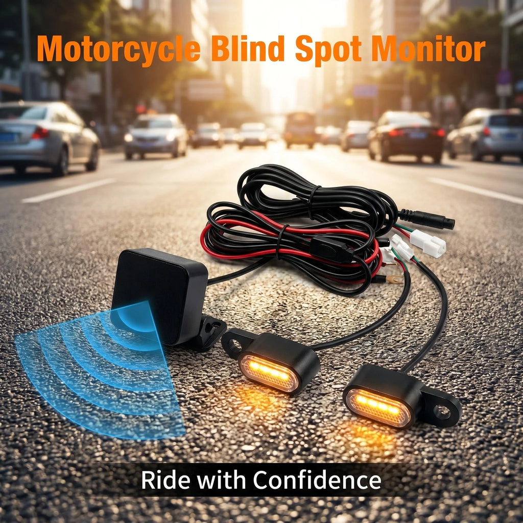 Motorcycle BSD Radar Safety System, Waterproof Model, Suitable for Yamaha XMAX 300, NMAX 155, FZ-07, Honda and BMW Series