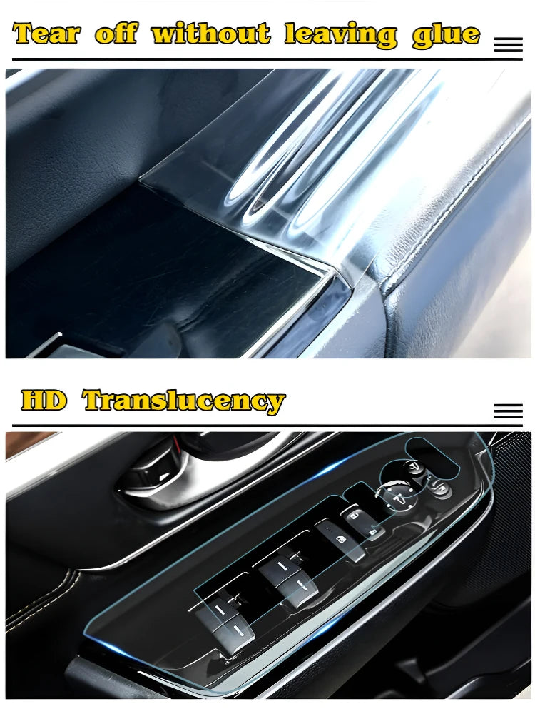 For Nissan Patrol Overseas Version 2025 Dashboard Multimedia Navigation Transparent Anti-Scratch Protection Film Modification