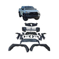 For TOYOTA HILUX 2015 CHANGE To 2023 TOYOTA REVO GR TYPE BODY KIT Parts Front Car Bumpers ABS Grille Black Body Kits