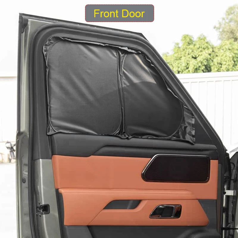 Car Black Window Privacy Sunshade For ROX 01 JISHI 2021-Present Auto Anti-UV Heat Insulation Protect Cover Interior Accessory