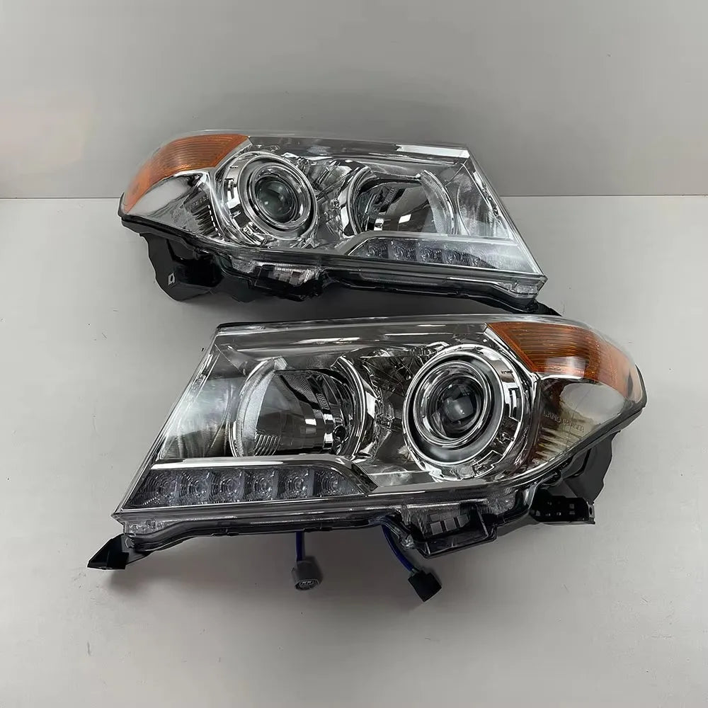 Car Headlights for Toyota Land Cruiser LC200 J200 2012-2015  81185-60F30 81145-60F20 LED Daytime Running Lights