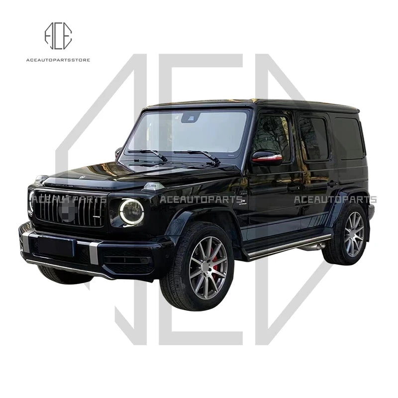 Best sell production stainless steel exhaust tips muffler tips for G class W464 W463A G63 G500 B style auto exhaust