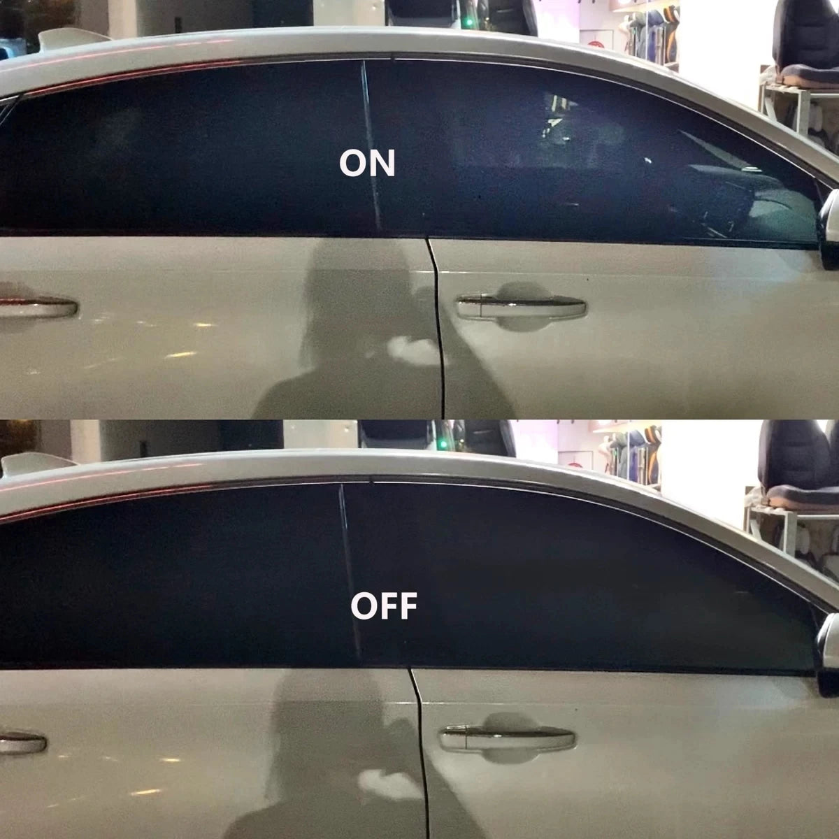Deep Black Automotive Switchable Smart Tint Privacy Glass Dimming Car Tint With Remote Control
