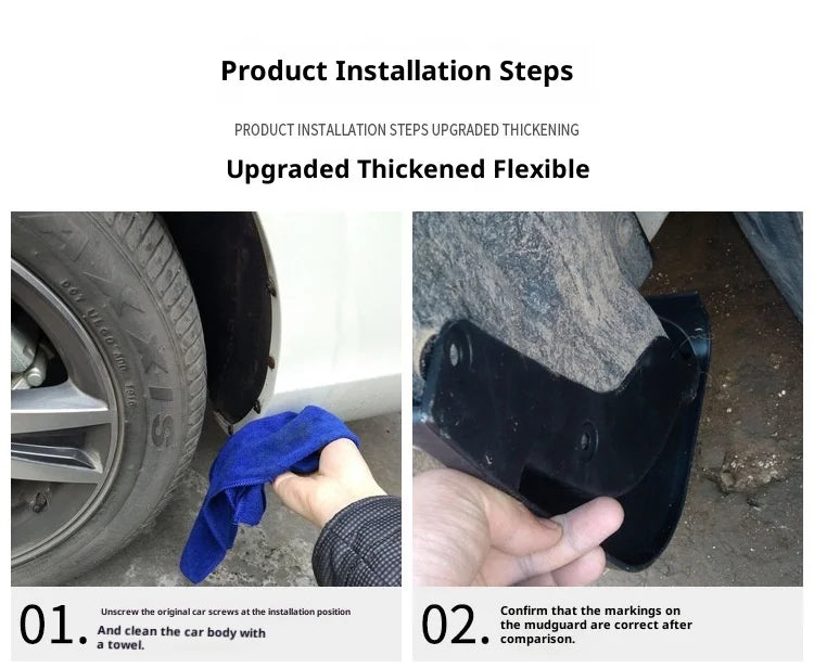 For BYD Equation Leopard Titanium Fangchengbao Tai 7 2025 Car Tire Fender Splash Guard Front and Rear Wheel Fender Auto Parts