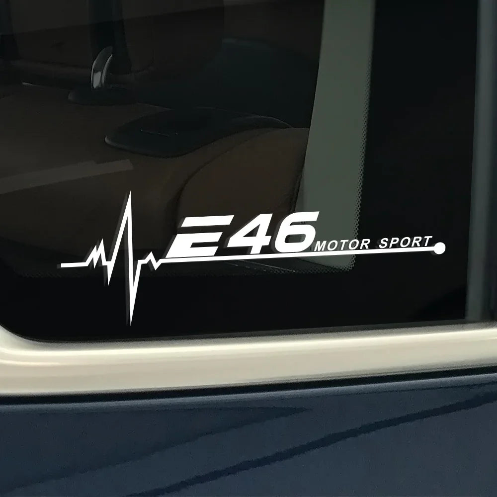 Car Side Window Sticker Auto Decor Film Decal Accessories for BMW E46 E90 E91 E60 E39 E36 E87 E92 E30 E34 E61 E62