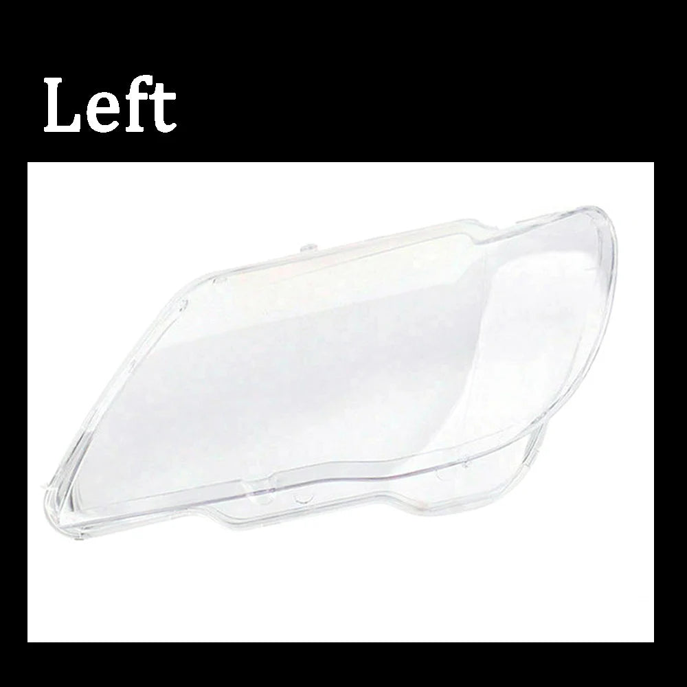 1Pair Car Styling Headlight Clear Cover Front Headlamp Lens Clear Lamp Cover Shell For BMW 7 Series E65 E66 2005-2008