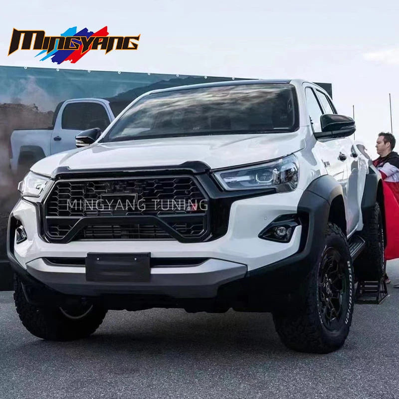 Modification Revo Rocco GR Sport Design Facelifts Bodykit Conversion Car Bumper  for Hilux GR 2023 Body Kit