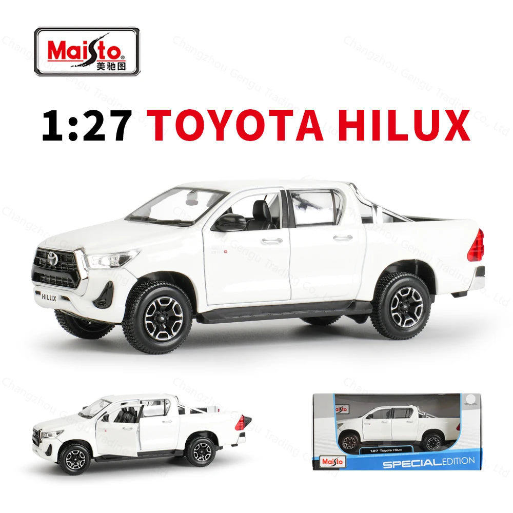 Maisto 1:27 Toyota Hilux Static Die Cast Vehicles Collectible Model Car Toys