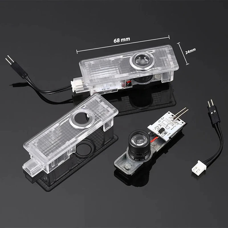 LED Car Door Logo Welcome Light Laser Projector Lamp For Peugeot 408 4008 308 3008 Rifter 5008 508 2008 208 301 RCZ 407 205 105