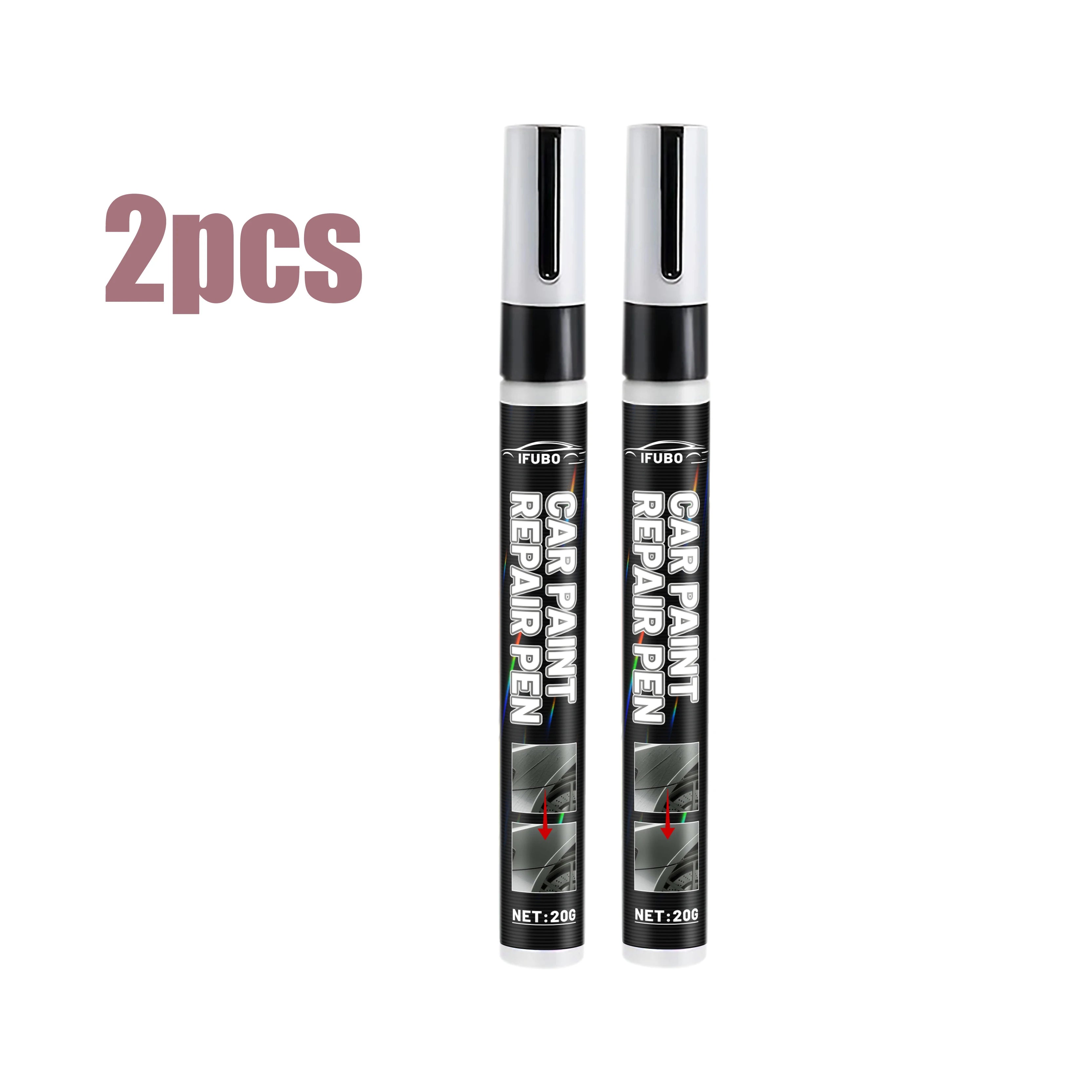 Black Car Scratch Repair Pen, Auto Paint Touch Up Tool, Waterproof Car Paint Fix Remover, Universal Black Car Detailing Pen