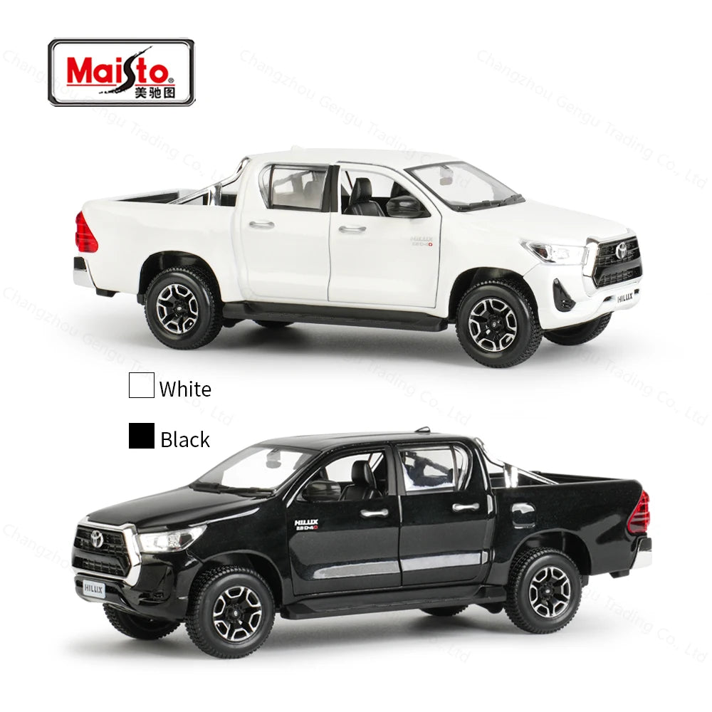 Maisto 1:27 Toyota Hilux Static Die Cast Vehicles Collectible Model Car Toys