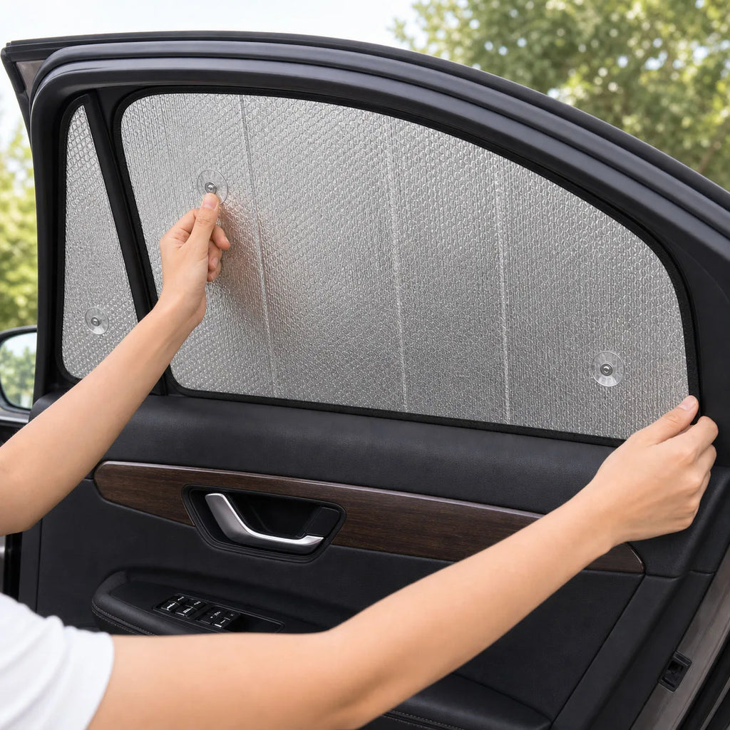 For Audi Q50 Base 2014-2017 Custom Full Set Windshield Sun Shade Aluminum Foil Heat Insulation Anti UV Foldable