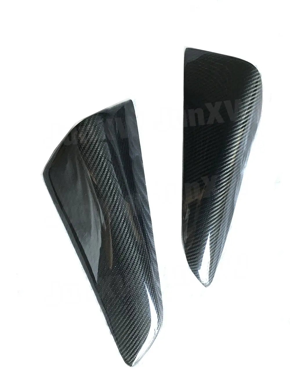 Carbon Fiber Front Splitters Eyebrows Covers Eyelids Trim Stickers For Benz G Class W463 G63 G65 G500 G55 1990 - 2018 FRP 2PCS