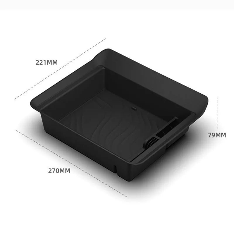 For Nissan Patrol Y63 for Armada 2025-2026 Non-Refrigerator Version Center Console Armrest Storage Box Organizer Car Accessories