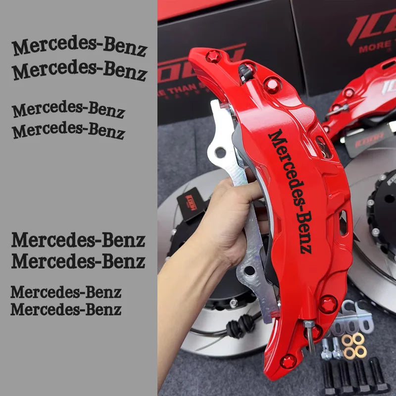 For Mercedes-benz AMG Sticker Brake Caliper Sticker Label Logo AMG Personalized Modification Decorative Auto Sticker Accessories
