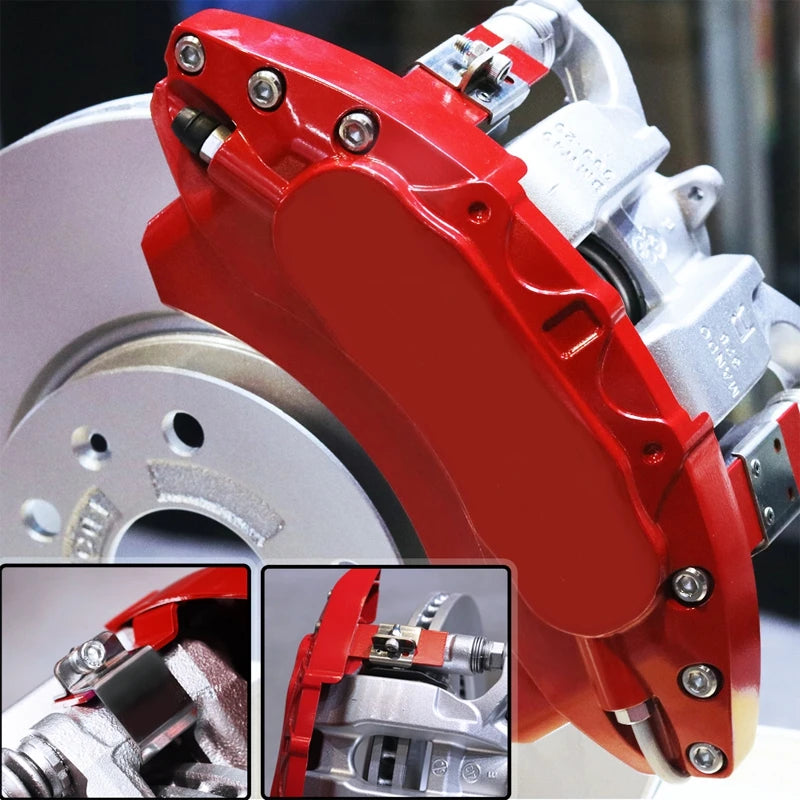 4Pcs Aluminum Alloy Brake Caliper Covers For Audi A3 A5 A6 Q3 Q5 Q7 Car Rim Decoration Brake Accessories