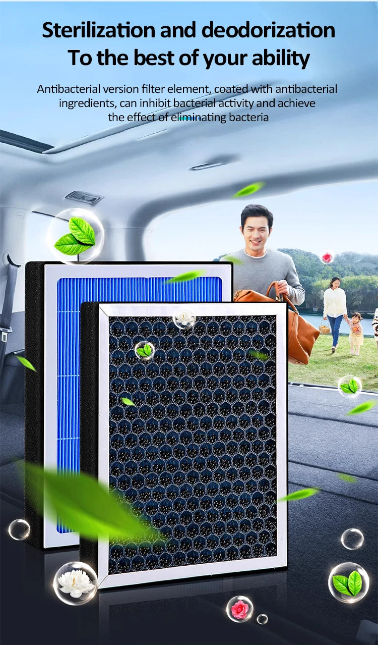 Activated Carbon Air Filter for Lexus GX460 J150 MK2 Toyota Land Cruiser Prado 2010~2023 2015 2013 2011 2017 2021 Accessories