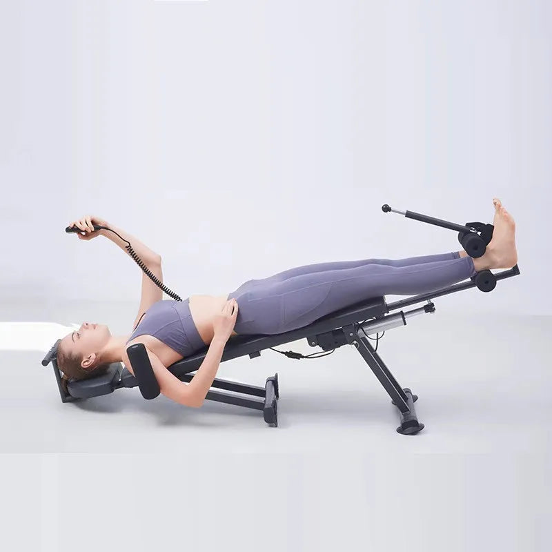 Handwheel stretcher, electric whole body stretcher, lumbar spine cervical spine rehabilitation inverted machine