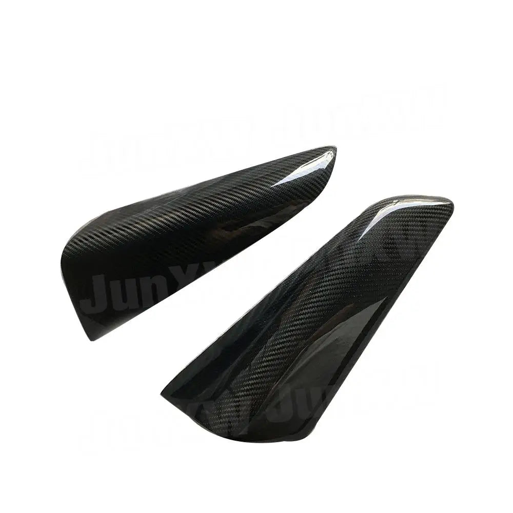 Carbon Fiber Front Splitters Eyebrows Covers Eyelids Trim Stickers For Benz G Class W463 G63 G65 G500 G55 1990 - 2018 FRP 2PCS