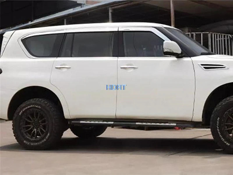 Car Styling Accessories Window Deflector Sun Visor Rain Gurad Awning Shelter Weather Shield For Nissan Patrol Y61 Y62 1997-2021